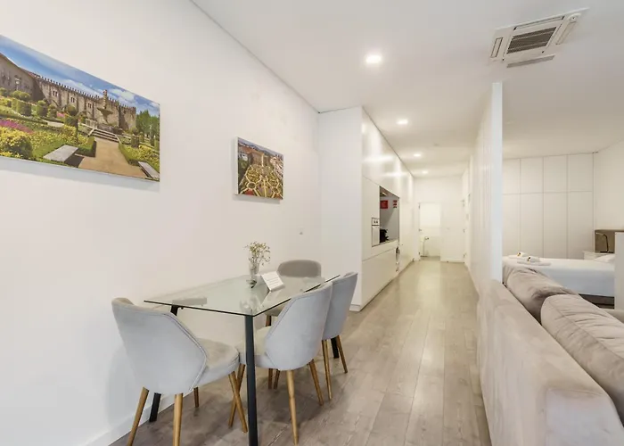 Palhotas - Jardim Santa Barbara Апартаменты Брага